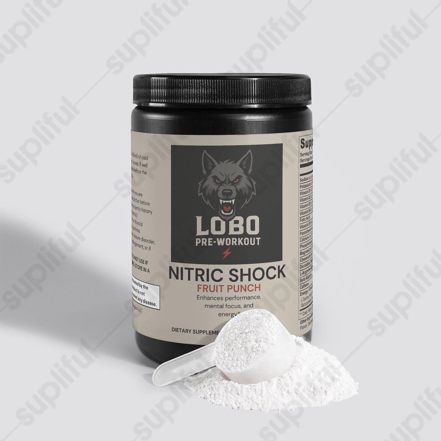 Alpha Nitric Shock Pre-Workout Powder (Fruit Punch)
